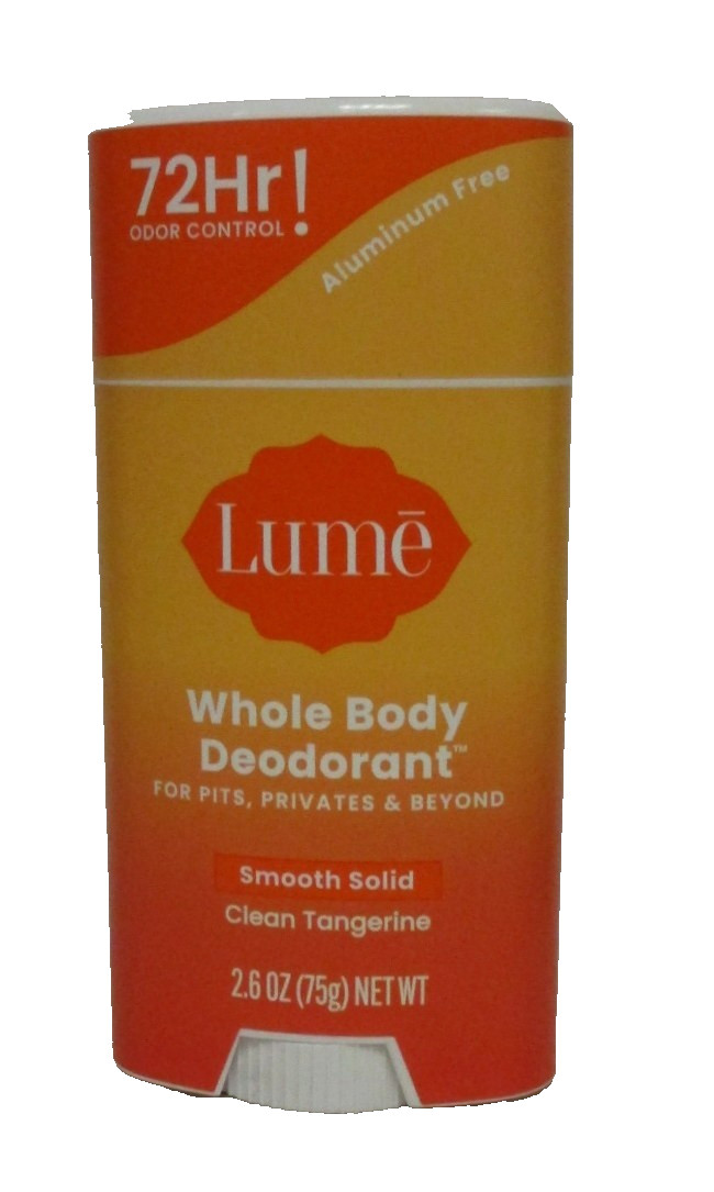 Lume Whole Body Deodorant Smooth Solid Stick 2.6 Ounce
