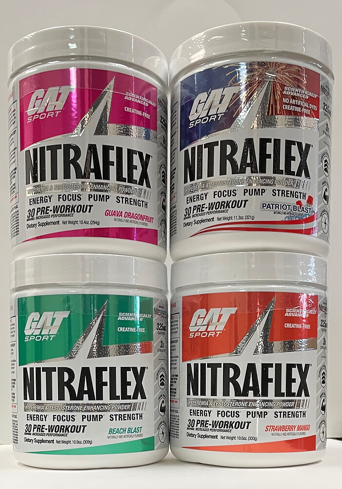 GAT Nitraflex Pre Workout 30 serving – Pick Flavor