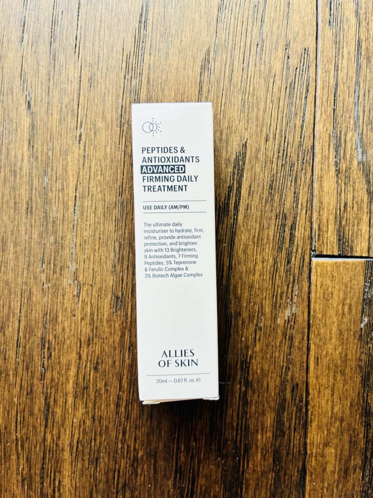 Allies of Skin Peptides & Antioxidants Advanced Firming Daily Treatment NEW 20ml