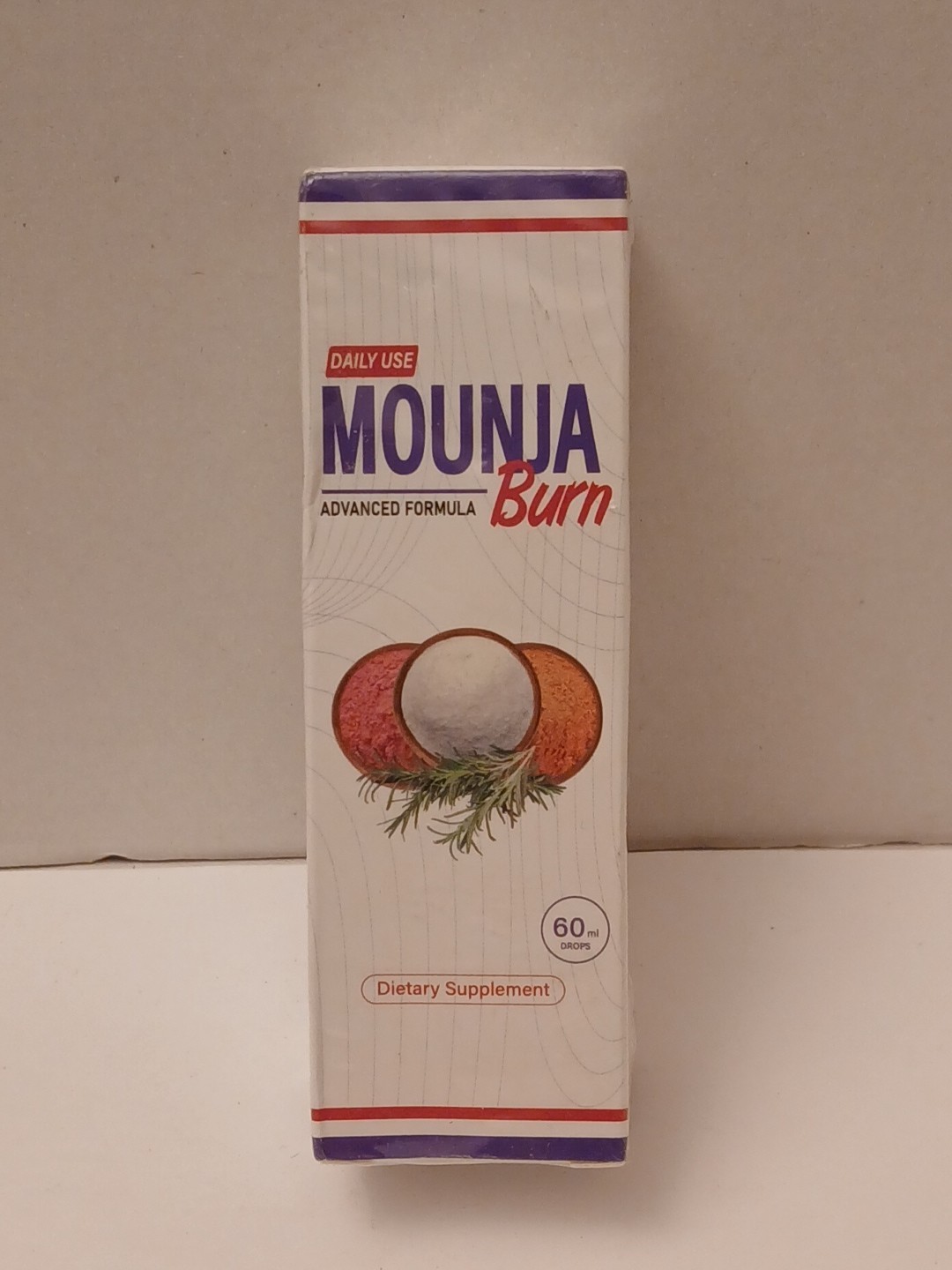 Mounja Burn Advanced Formula Drops Dietary Supplement 60 ml Exp: 2/2028