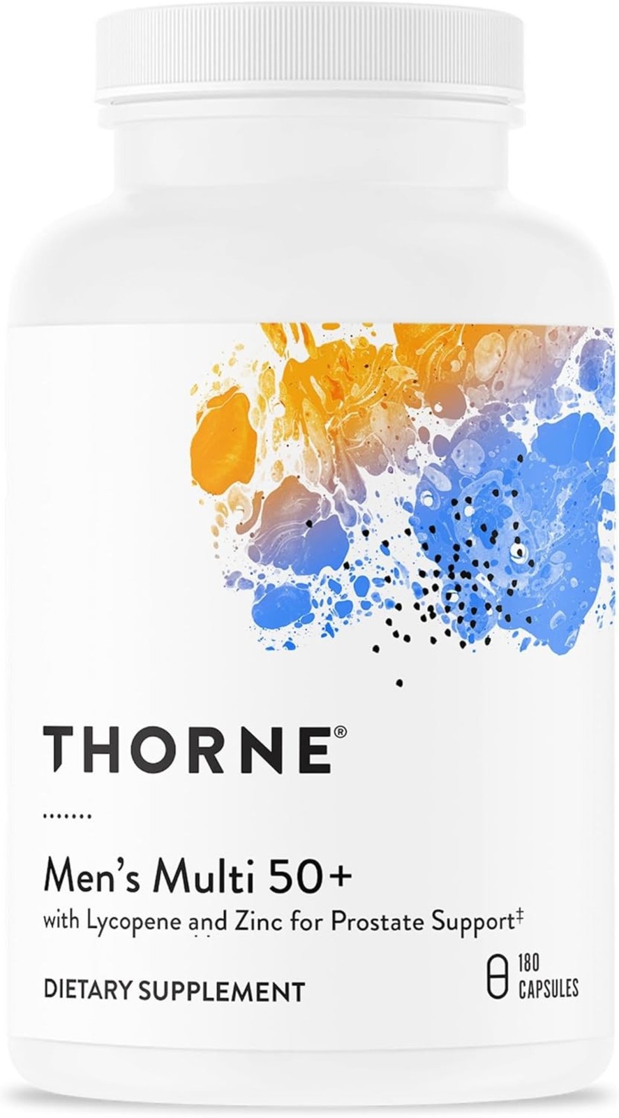 THORNE – Men’s Multi 50+ – Comprehensive Daily Multi w/Vitamins A,B6,B12,C,D,E,Z