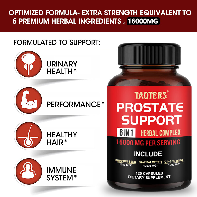 Prostate 6-in-1 Complex – Reduces Frequency And Urination