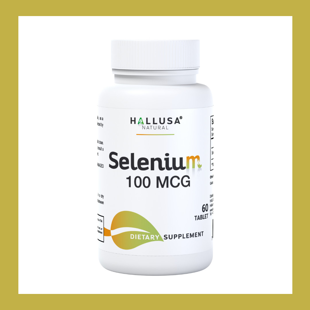 SELENIUM – For the Thyroid – Antioxidant & Immune Support – 60 Tab