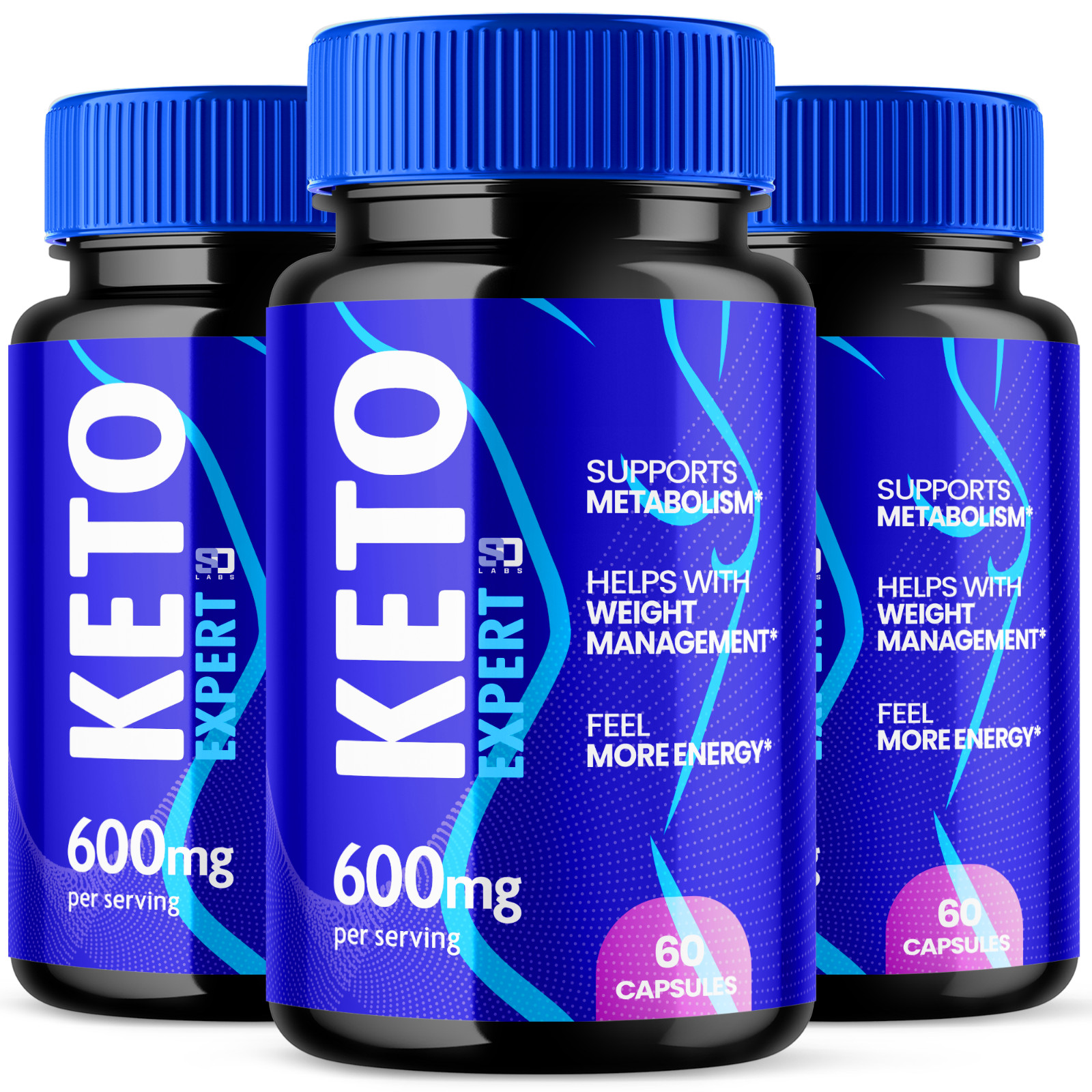 (3 Pack) Keto Expert Pills – Support Weight Management & Healthy Body 180ct