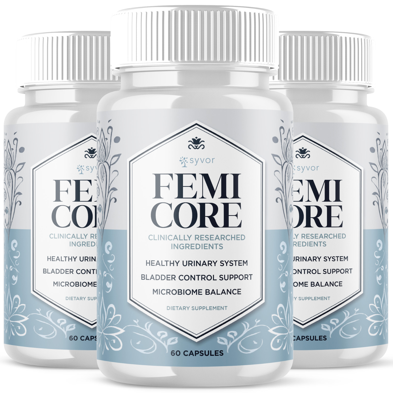(3 Pack) Femicore for Women Advanced Wellness Max Support Femi Core 180 Capsules