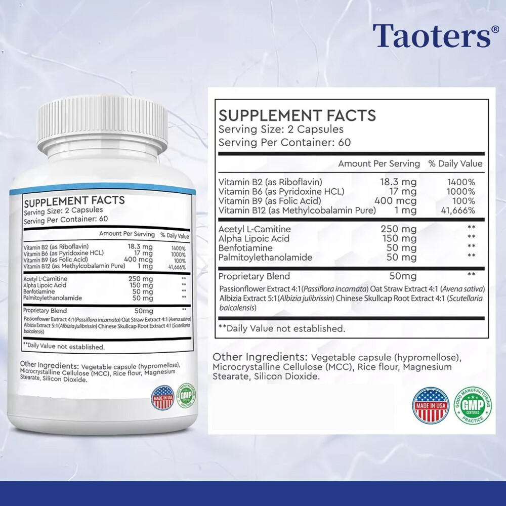 Advanced Sciatic Nerve Support Relief: Alpha Lipoic Acid Vitamin, Benfotiamine