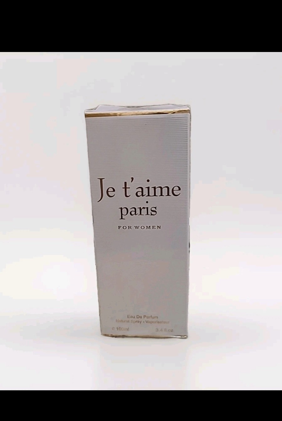 Je T’aime Paris Women’s Perfume Natural Spray 3.4.oz Exp:09/2029