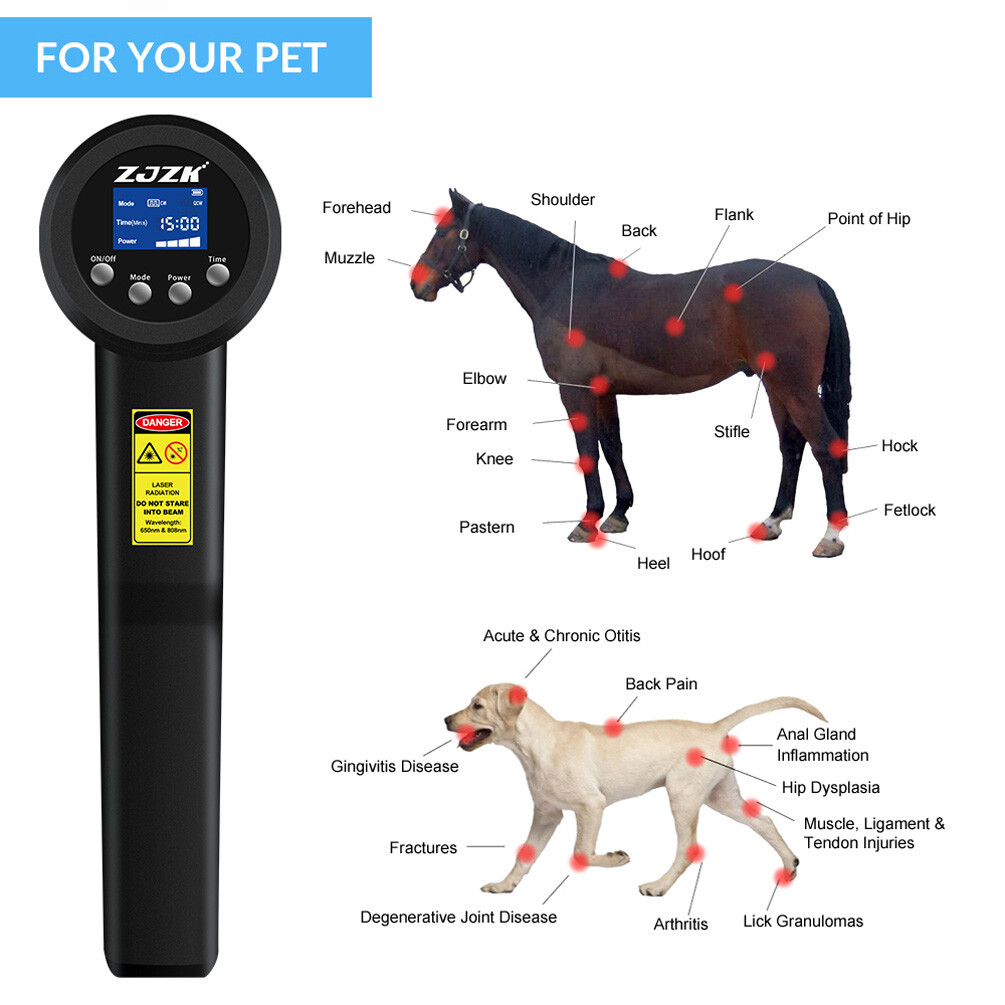 10W Portable Laser Therapy Device 25 Diodes for Chronic Pain Relief 25x808nm NIR