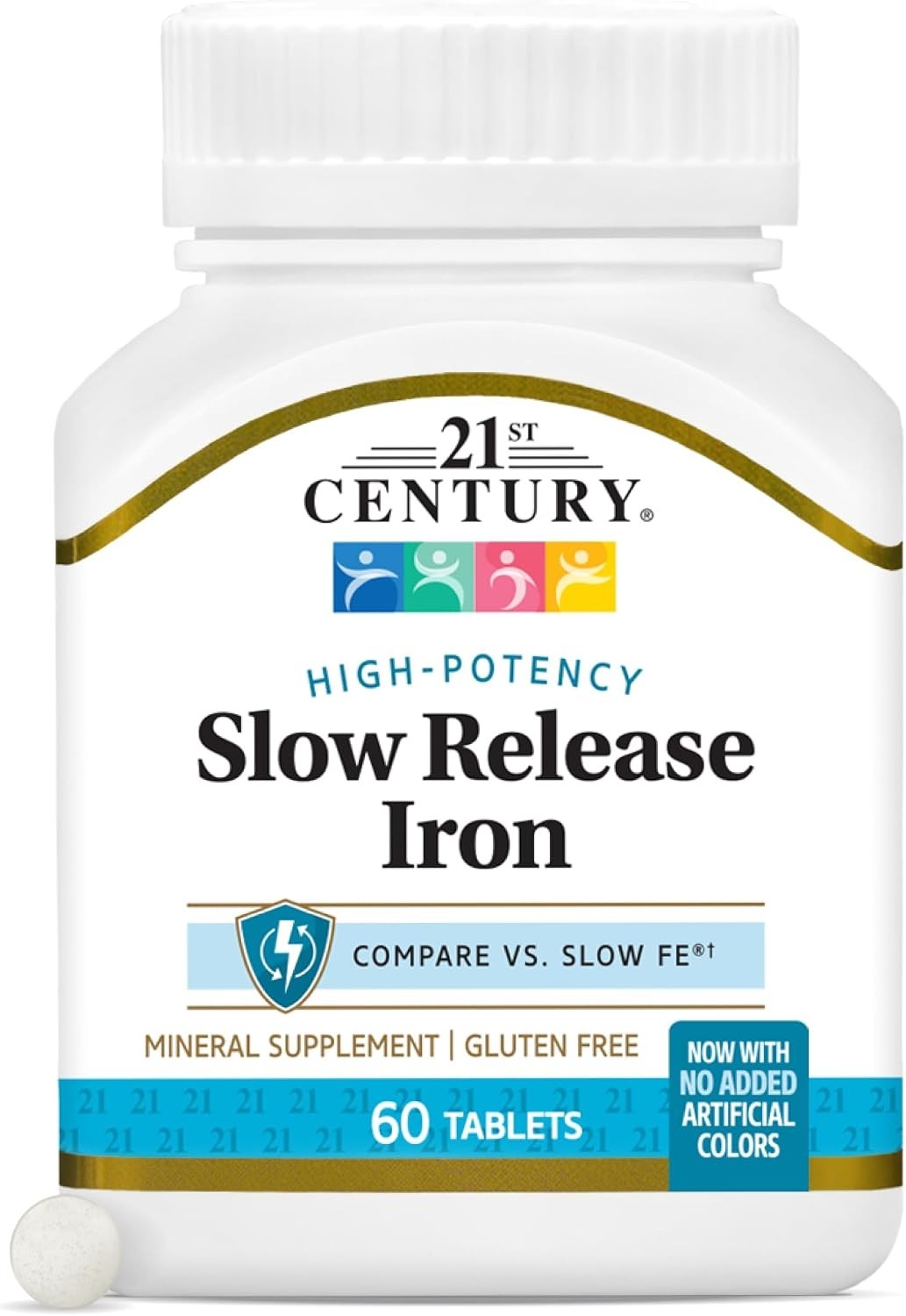 High-Potency Gluten-Free Iron 45mg Tablets – Supports Healthy Red Blood Cells