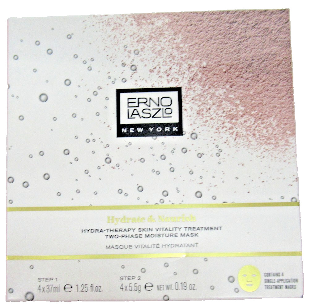 Erno Laszlo Vitality Treatment Mask VTM – 4 Pack, Light Pink, unscented
