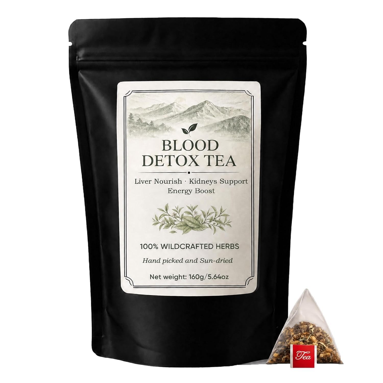 Wildcrafted Blood Detox Tea Blend – Guaco, Burdock Root, Oregano, Cinnamon, Mori