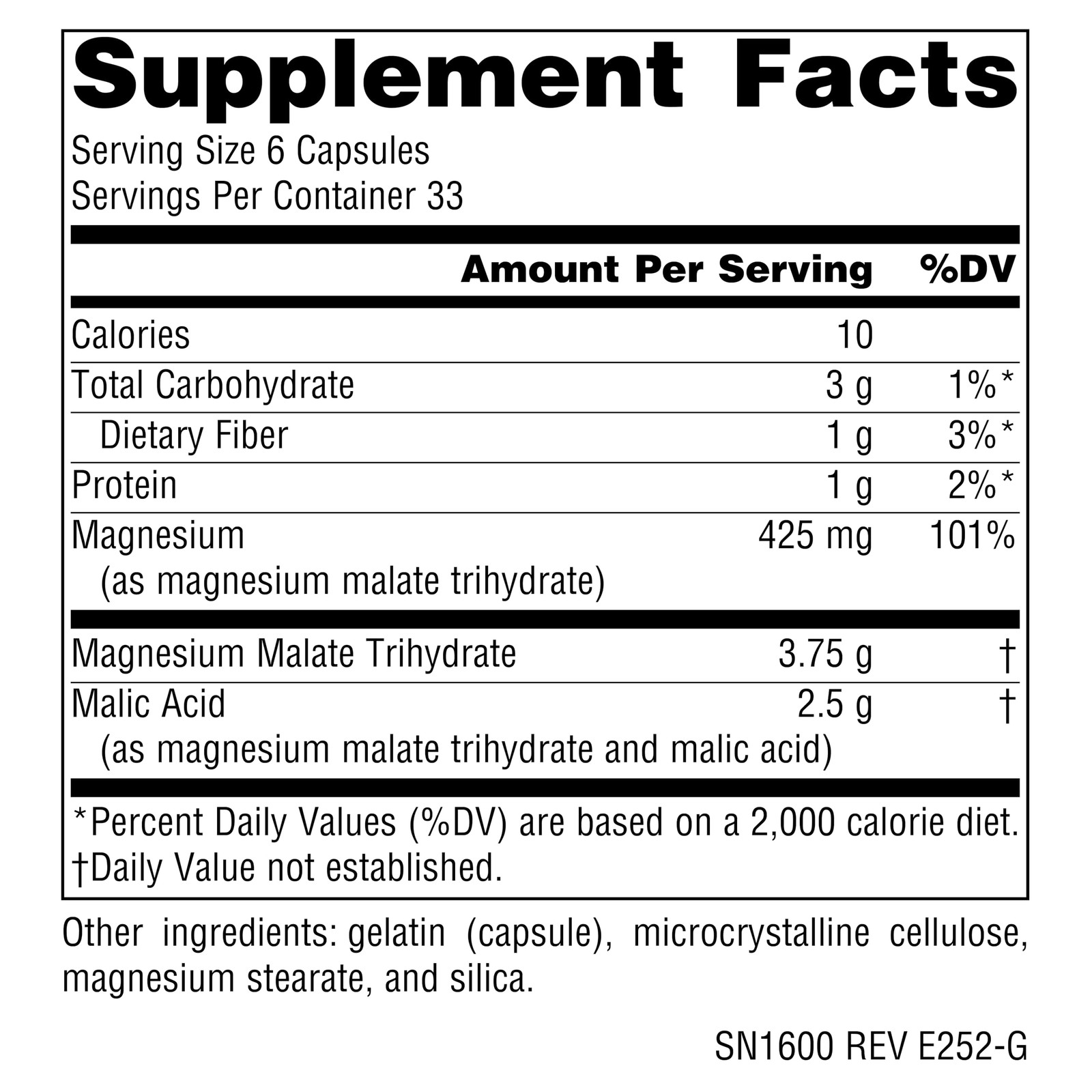 Source Naturals Magnesium Malate, Supports Muscles and 200 Count (Pack of 1)