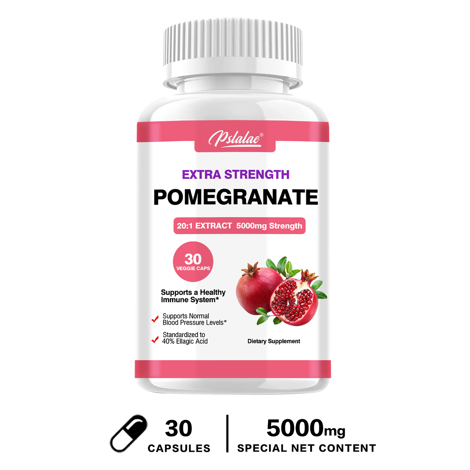 Pomegranate 5000mg – Antioxidant, Anti-ageing & Hormone Support, Heart Health