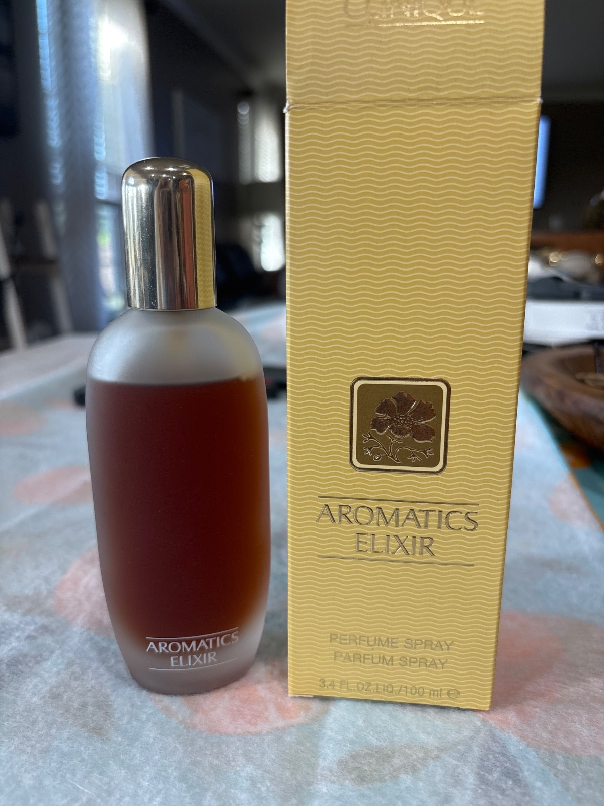 Clinique Aromatics Elixir Parfum Spray 3.4 oz Vintage Older Formula