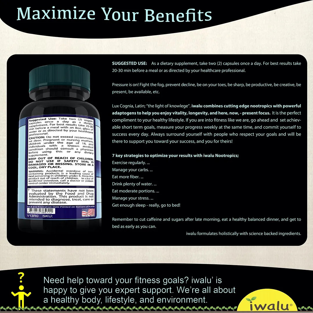 Dopamine Brain | Best Supplement Capsule Pill Men Women FREE SHIP