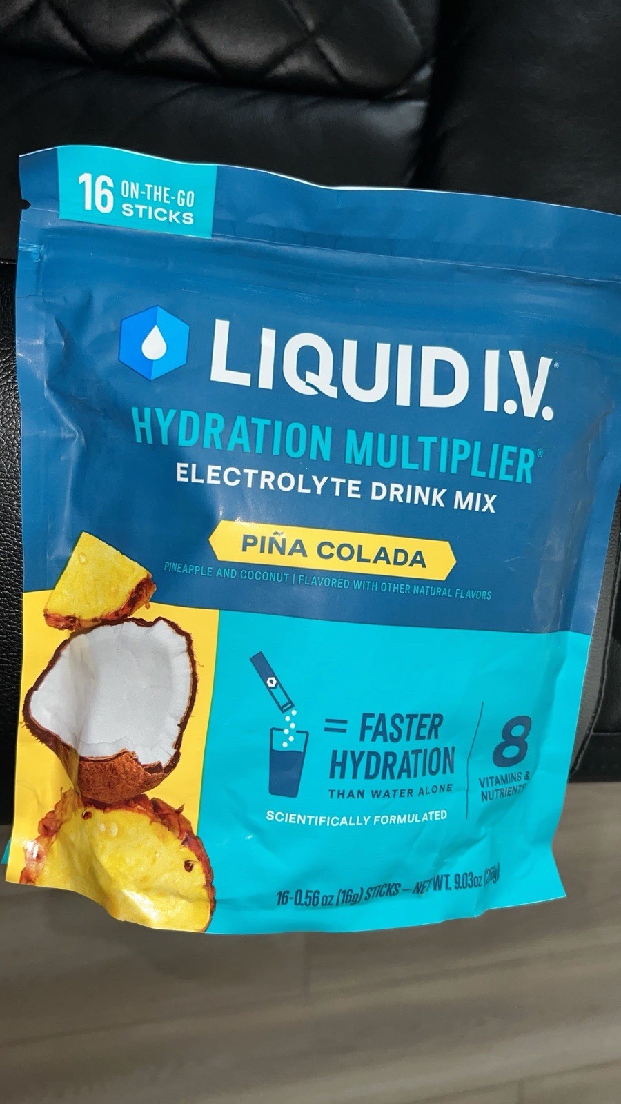 Liquid Iv Pina Colada Hydration Multiplier Drink 16 Pack