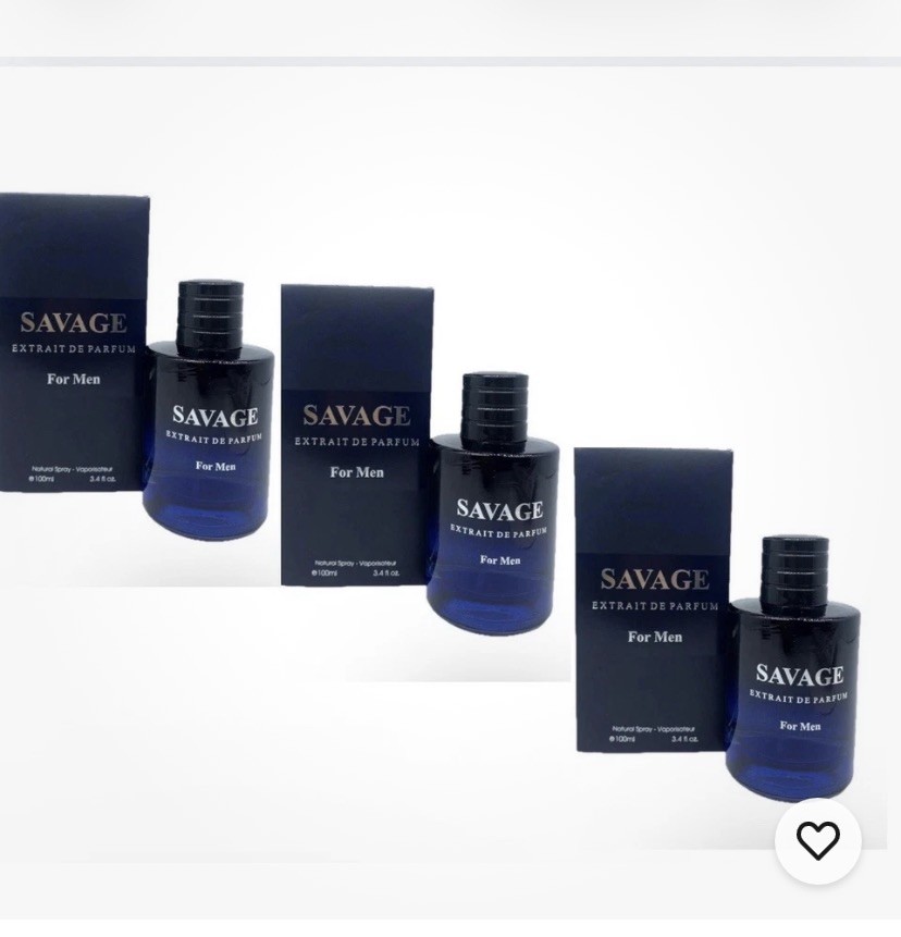Set Of 3 Savage Extait de Parfum Men’s cologne 3.4 Fl. Oz. Natural Spray