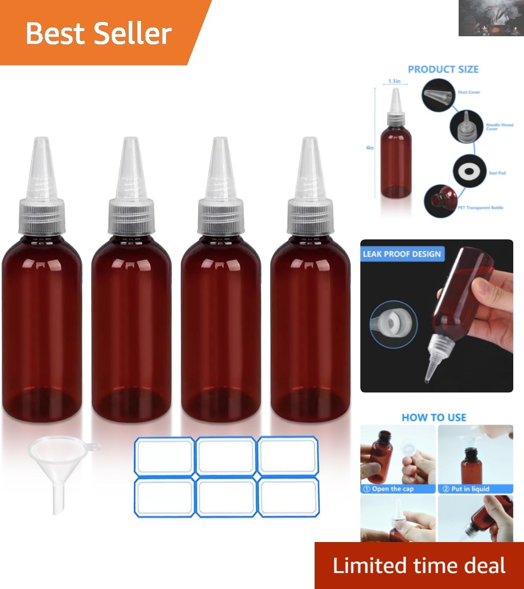 Durable 30ml Reusable Essential Oil Bottles with Labels – Perfect for Travel
