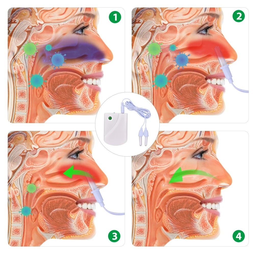 Low Frequency Laser Nose Rhinitis Relief Treatment Machine Sinusitis Nose Cure