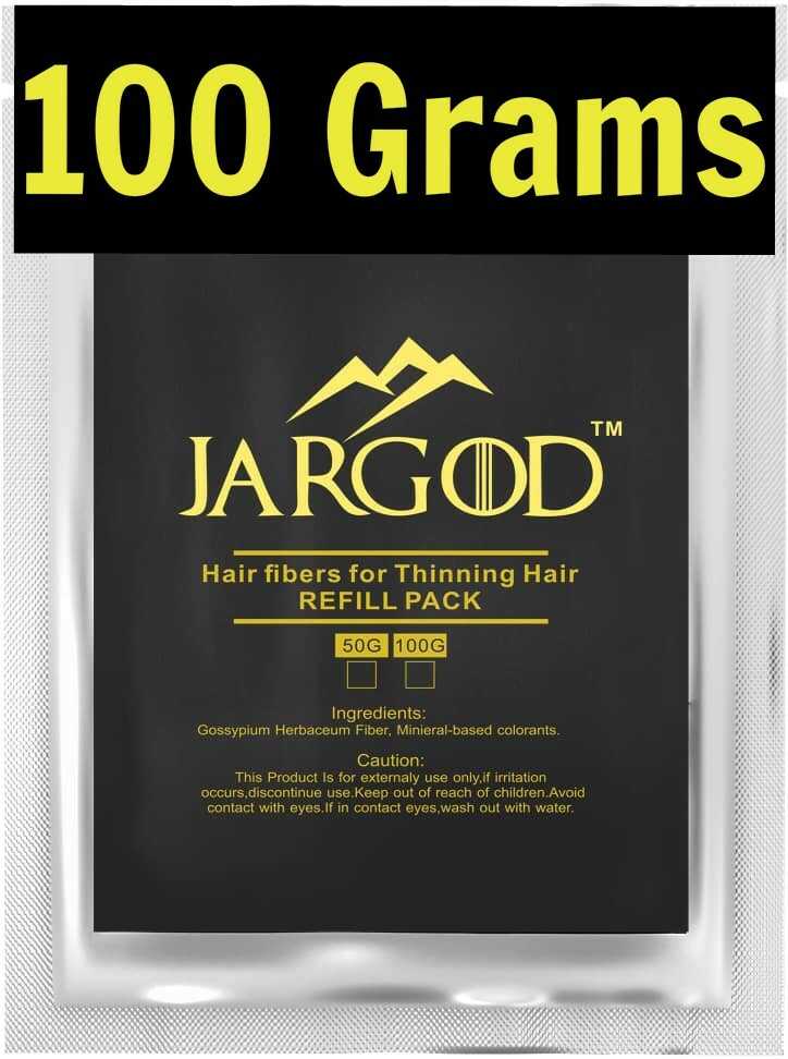 Keratin Hair Fibers Refill Pack 100g /3.52oz – Refill your empty bottle-Jargod