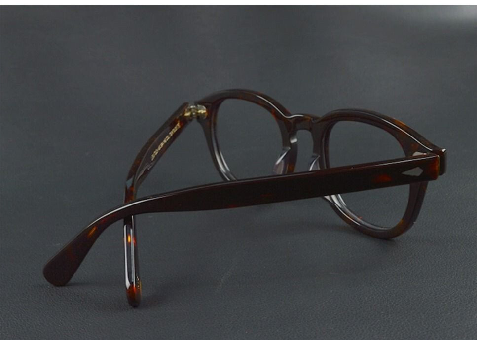 Johnny Depp 49mm Acetate Eyeglass Frames Large size Spectacles Brand Glasses