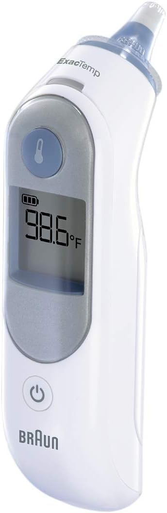 Braun ThermoScan 5 with ExactTemp Ear Thermometer – White