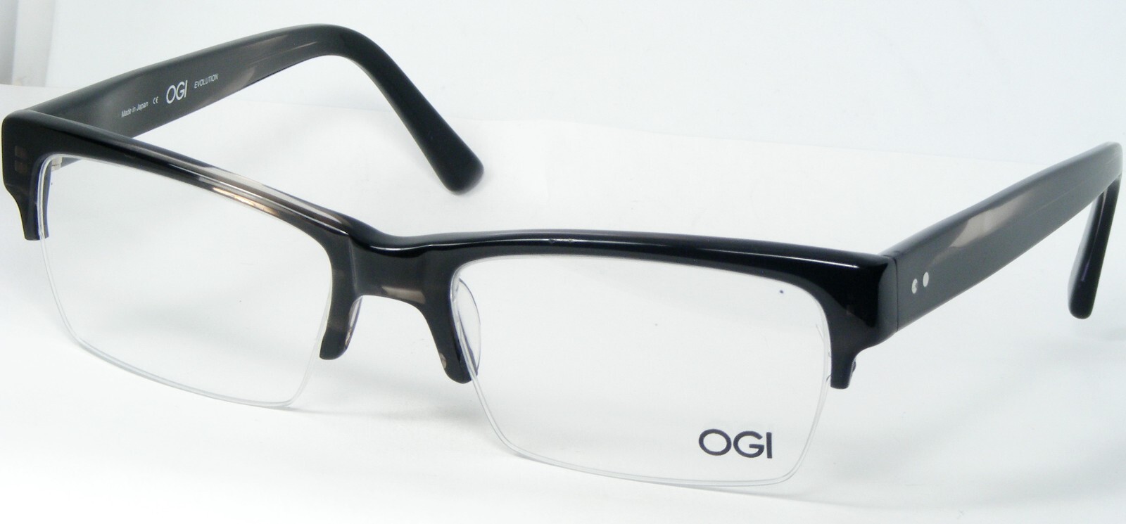 OGI EVOLUTION 3117 1470 GREY TIGER EYEGLASSES GLASSES FRAME 54-18-150mm Japan