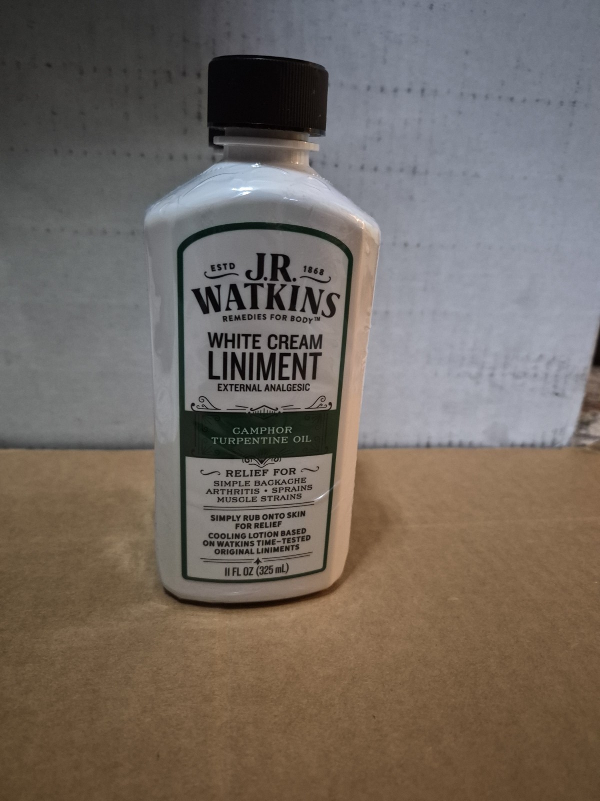 2Pack-J.R. Watkins White Cream Liniment – 11 Oz Bottle READ!