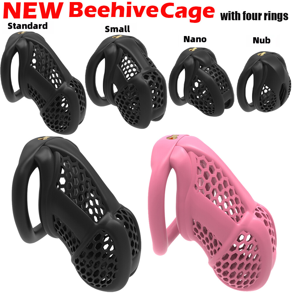 2025 NEW 3D Printed]Cobra Pro Cage Male Chastity Device Mini Lock Flat/Arc Rings