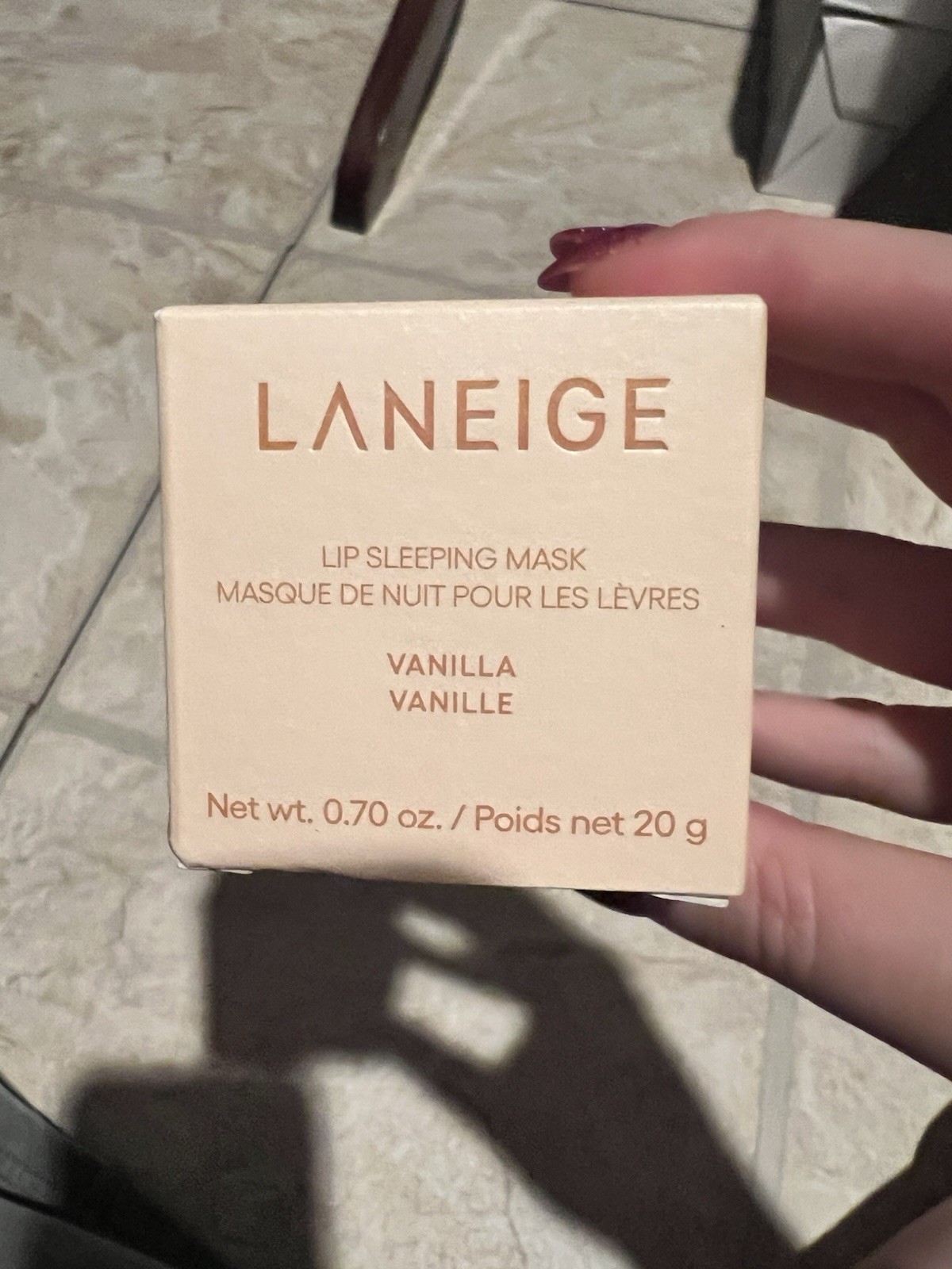 LANEIGE Lip Sleeping Mask Vanilla 20g Moisture Soften Smooth K-Beauty