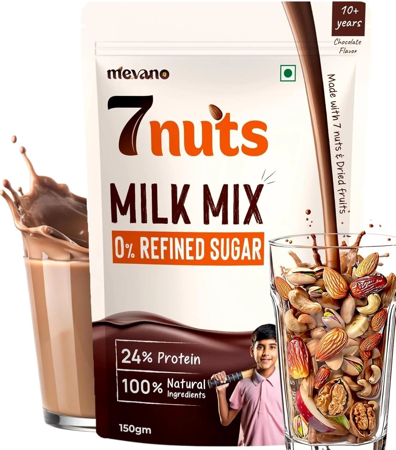 7 Nuts Nutrition Drink Powder for Kids 10+ age, 150g