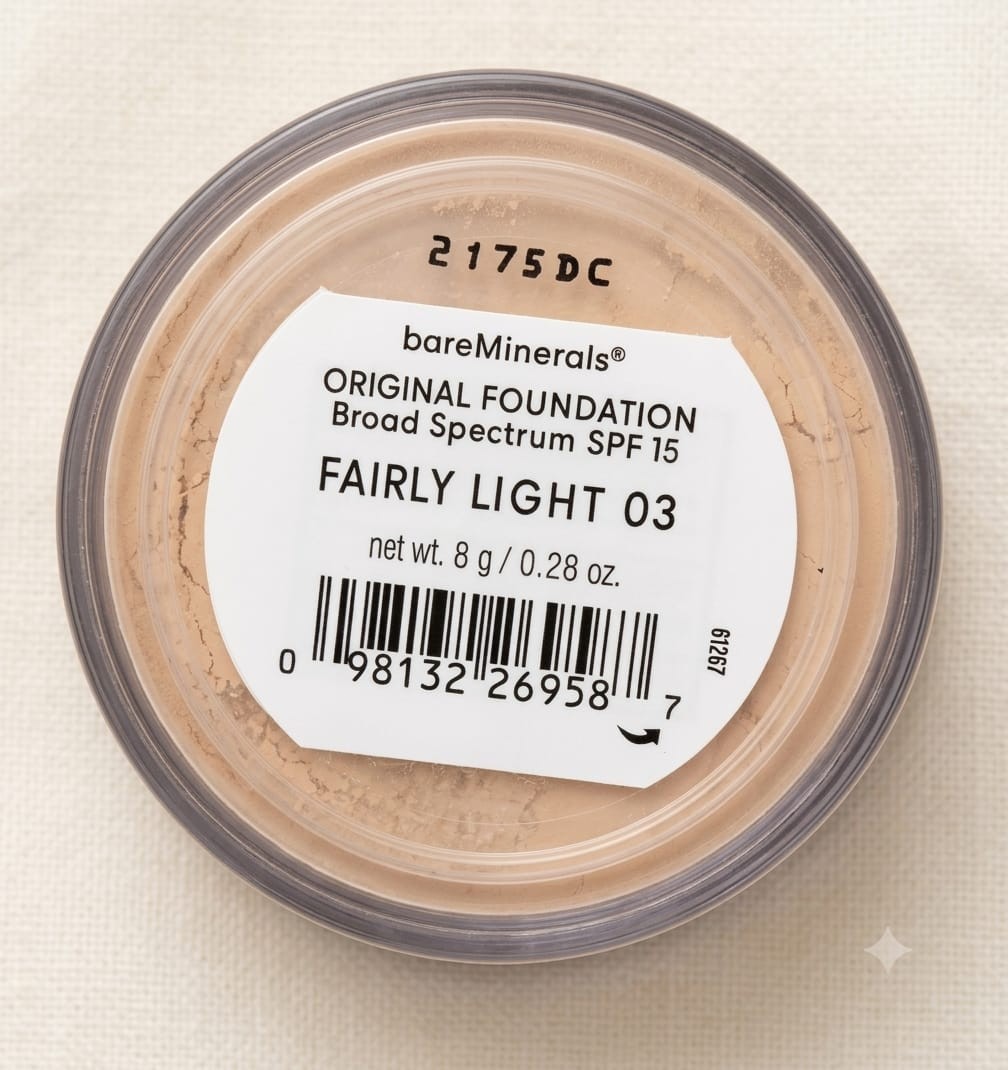 bareMinerals Original Foundation Fairly Light 03 SPF15 8g Loose Powder