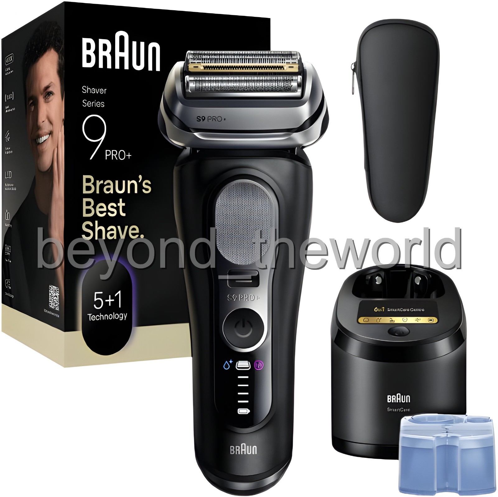 Braun Series 9 Pro+ 9660cc Electric Shaver Black