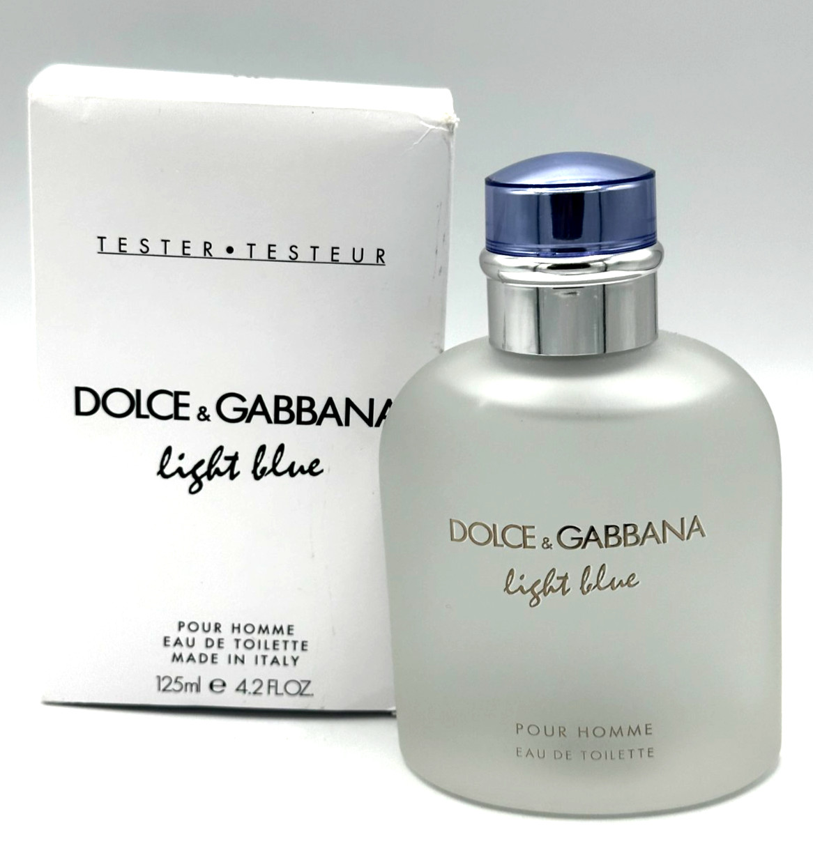 Dolce & Gabbana Light Blue Eau De Toilette ~ 125 ml / 4.2 oz ~ Tester Box ~