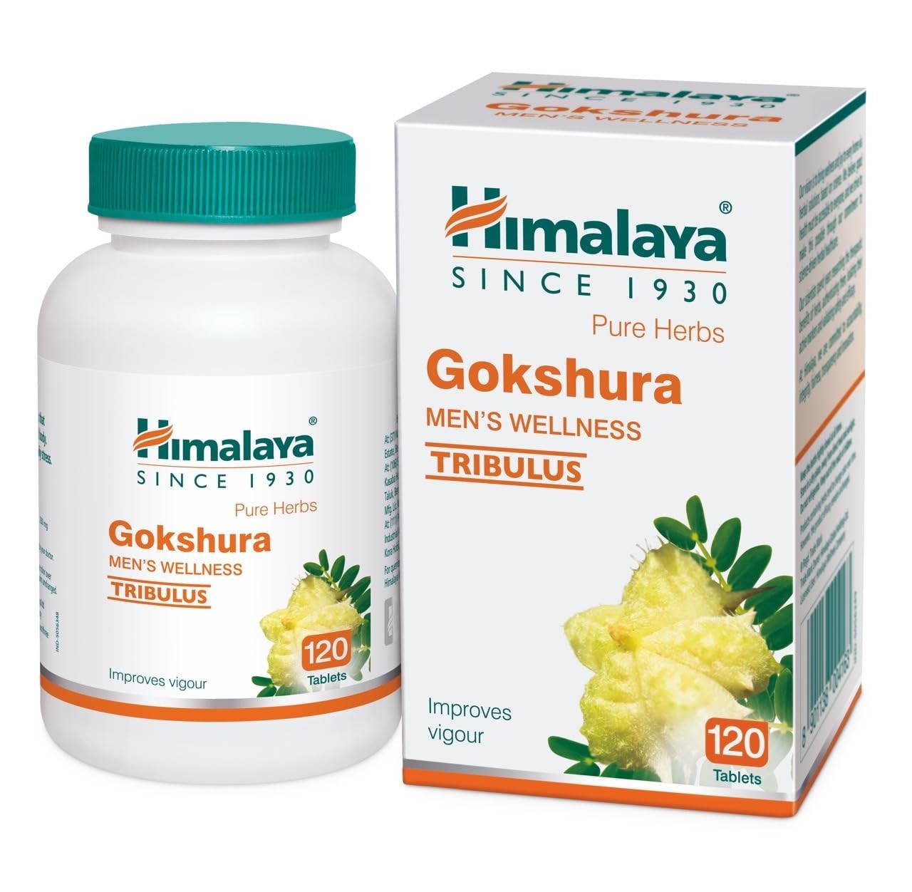 Himalaya Gokshura Tribulus Terrestris 250mg 120 Capsules Pure Herb