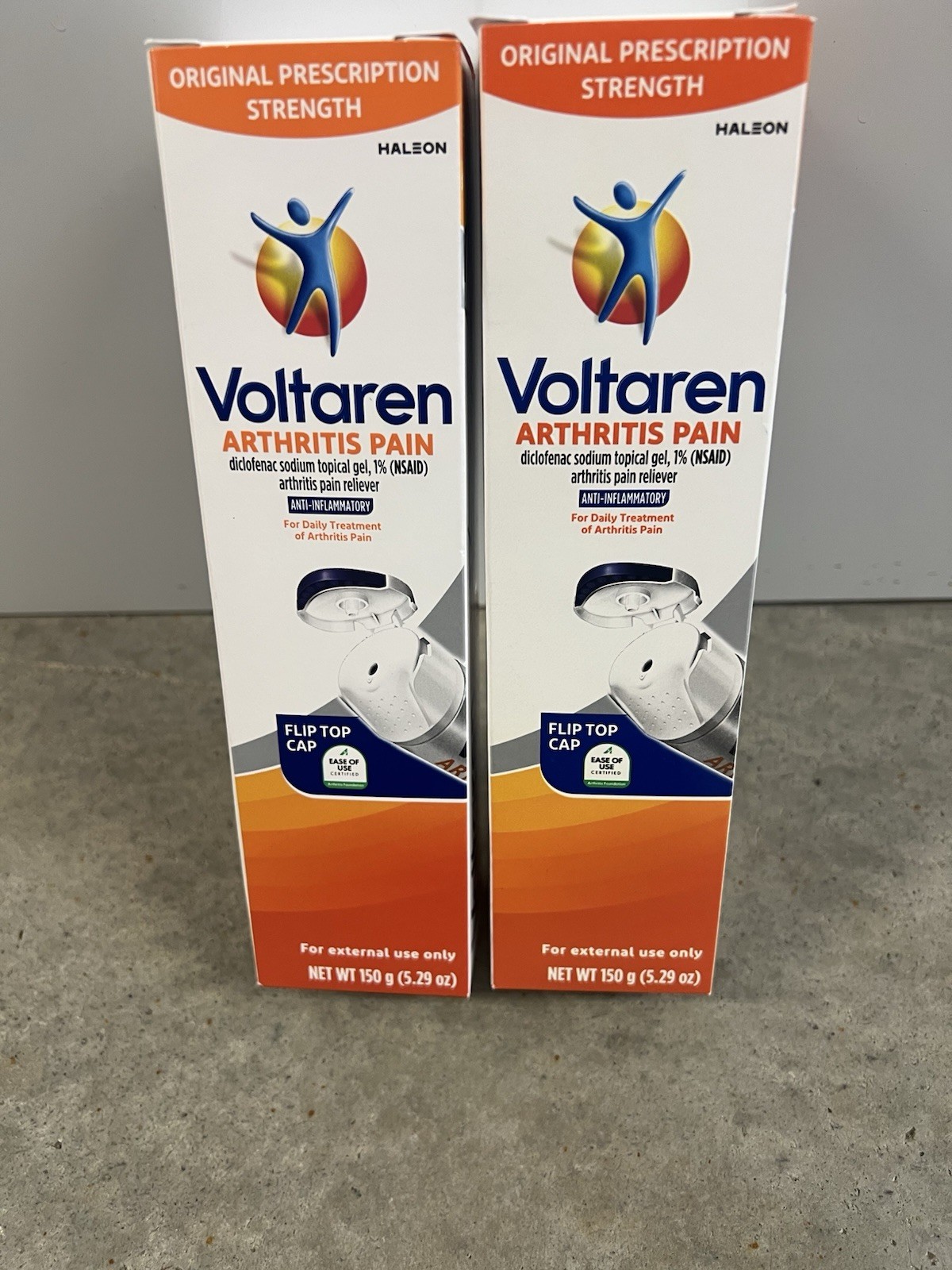 Voltaren Diclofenac Sodium Topical Arthritis Pain Relief Gel Tube – 5.3 oz