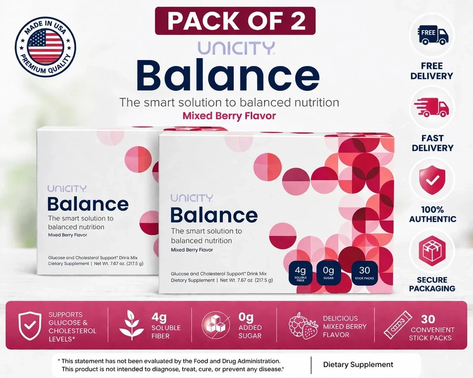 Unicity Unimate Berry Mix 30 Sticks Per Box – 2 Pack