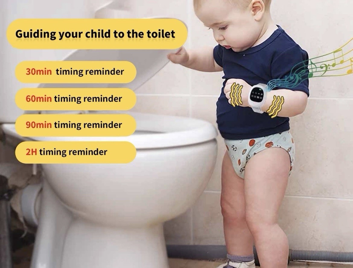 Wireless Bedwetting Alarm 2 In 1 Rechargeable Enuresis Alarm & Potty