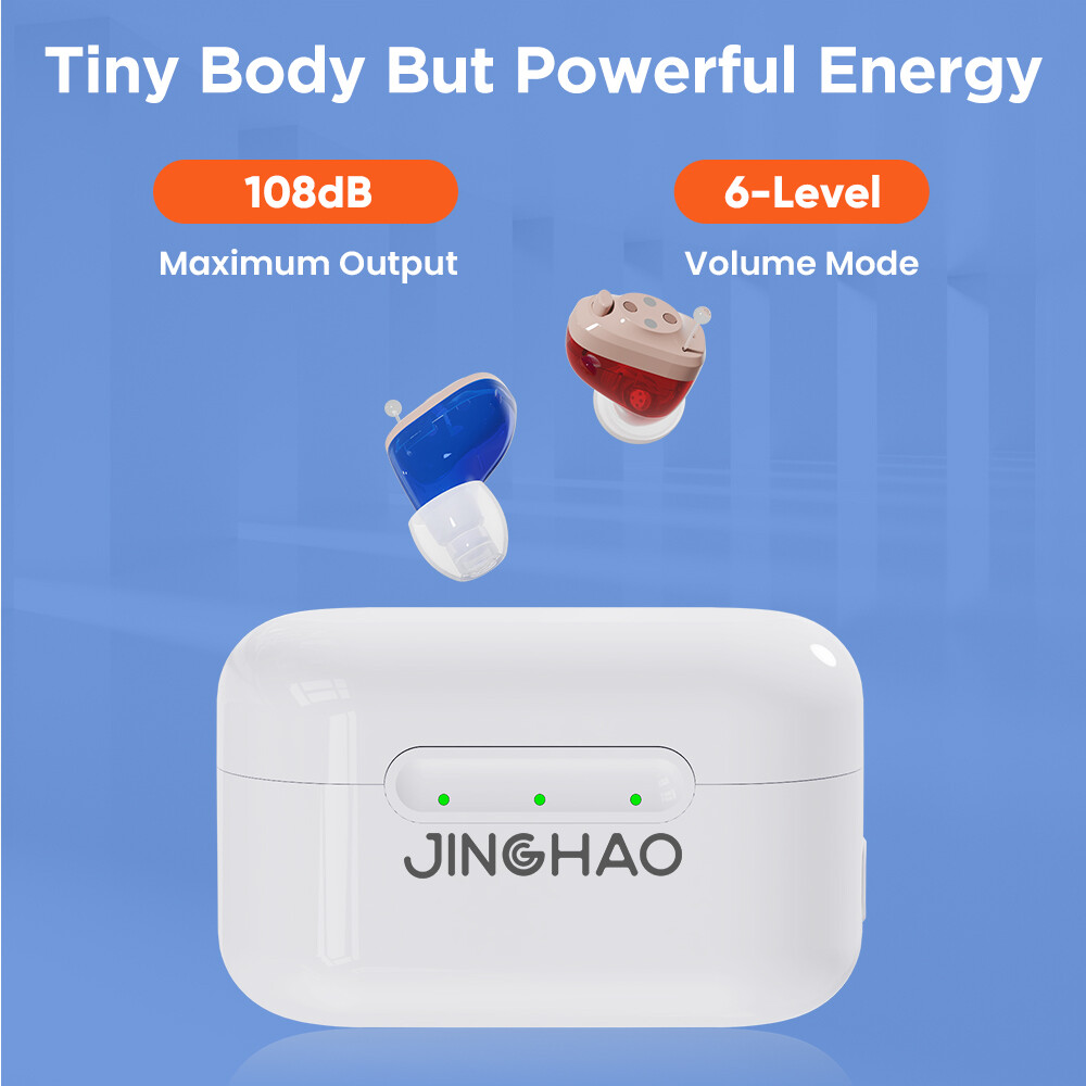 Mini Hearing Aids Digital Invisible In Ear Small Sound Voice Amplifier Enhancer