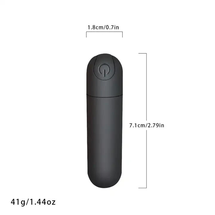 Mini Powerful Bullet Shape 10 Speed Vibrating Neck Body Massage Personal