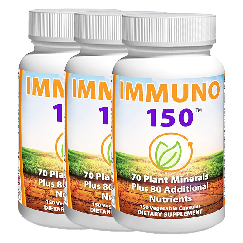 1-3 Pack Immuno 150, Immune Support Supplement, Packed with 70 Plant Minerals