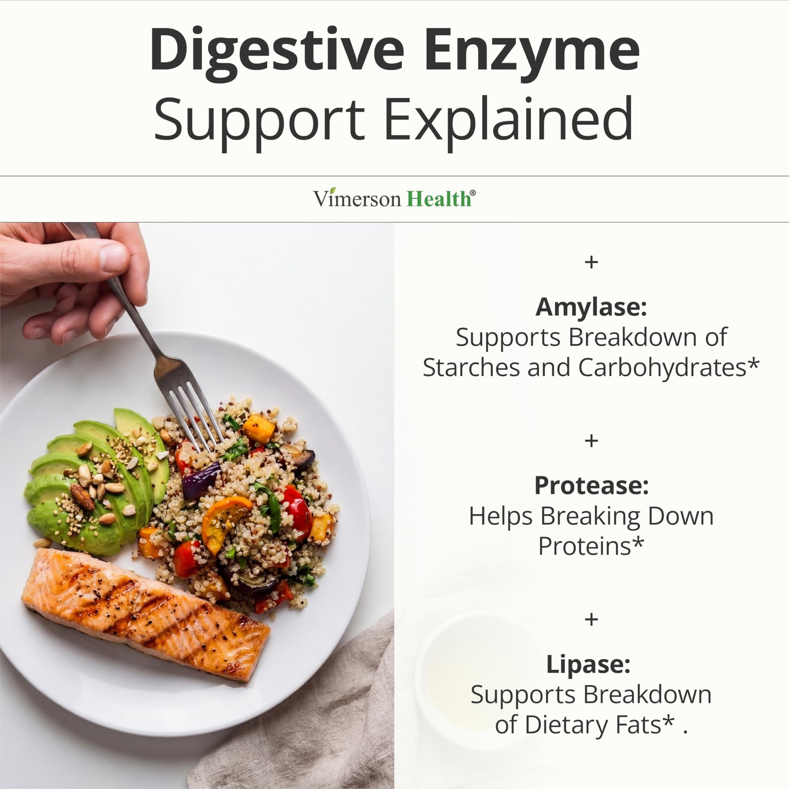 Digestive Enzymes Supplement for Men – High Potency 50 Count (Pack of 1)