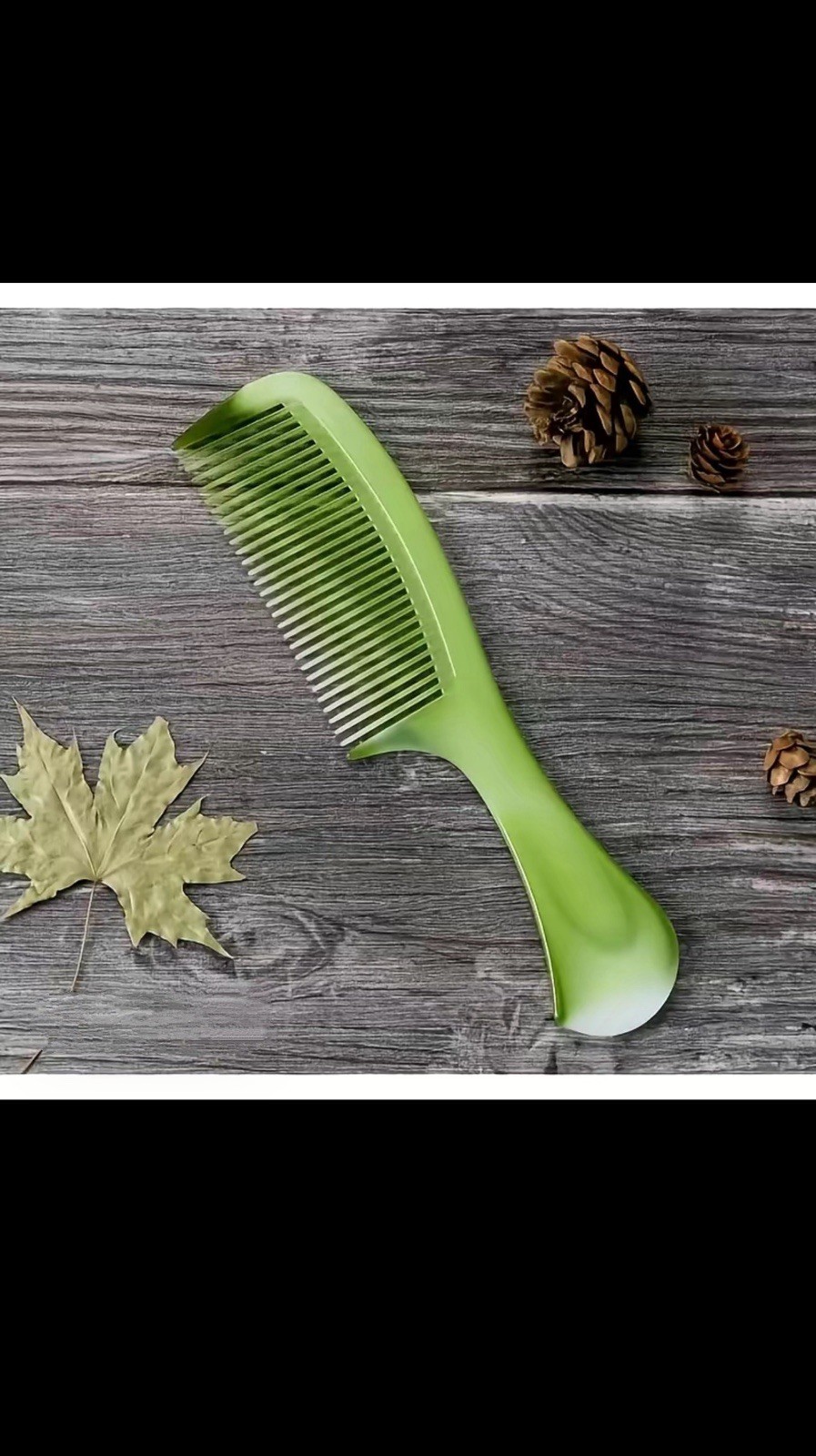10 Packs Plastic Combs, Durable Abs Handle, Fine Teeth Design Elegant Jade Look