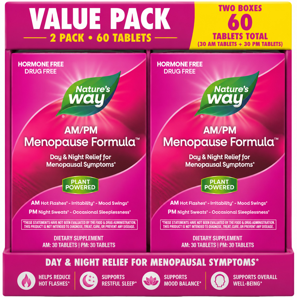 Nature’s Way AM PM Menopause Formula 60 Tablets Pack of 2