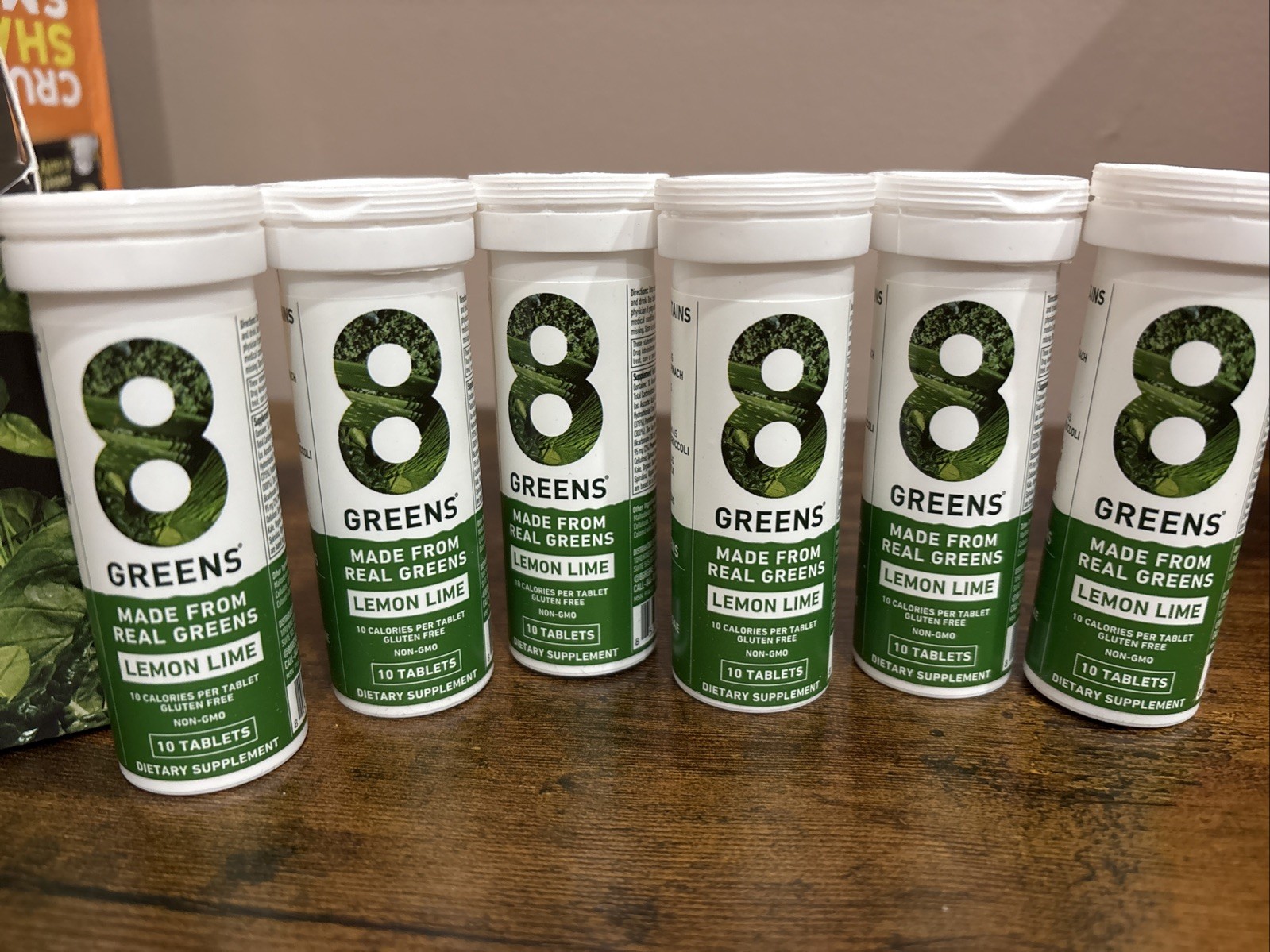 8 Greens Lemon Lime Daily Greens Effervescent Tablets 6 Pack 2024 Dates