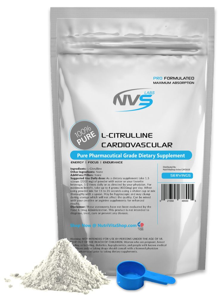 500g (1.1 lb) NVS 100% INSTANTIZED L-CITRULLINE FREE FORM AMINO ACID