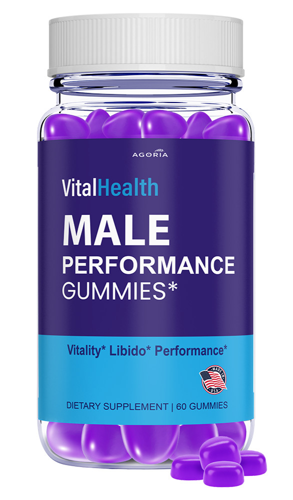 ( 1 Pack)Vital Health Male Gummy,Sexual Performance Gummies, Max Male Expansion