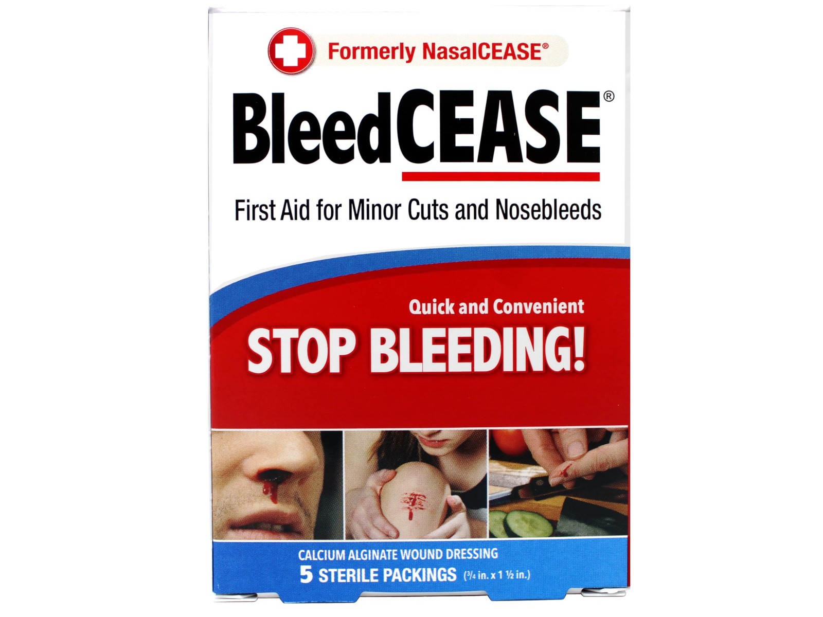 First Aid, White, 5 Count