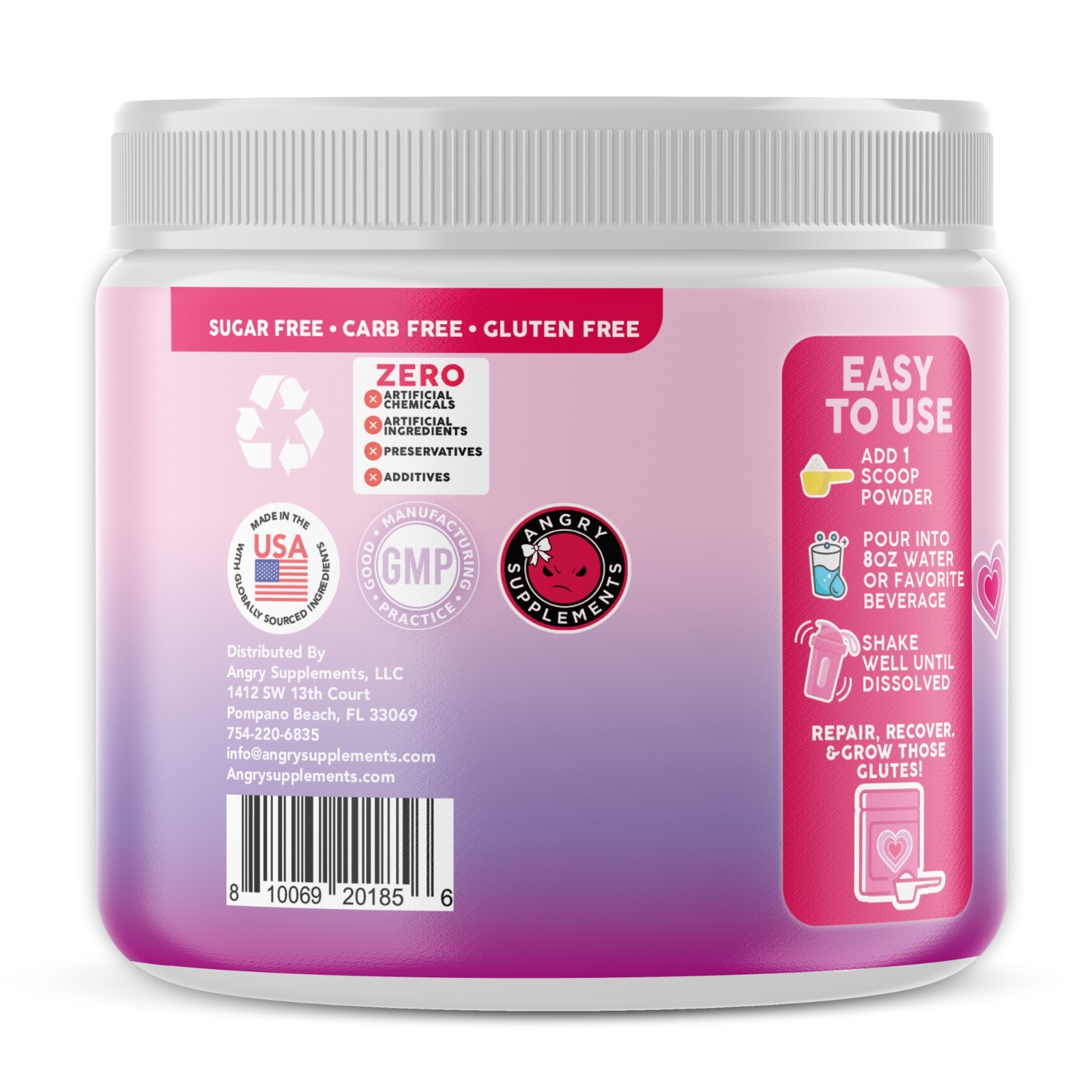 Better Booty 100% Creatine Monohydrate for Women Glute Builder, 30 Serv 150G