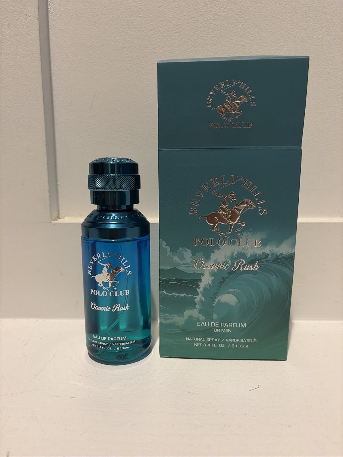 Beverly Hills Polo Club Oceanic Rush EDP Spray Men 3.4oz/100ml New Fast Shipping